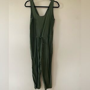 DREW Green Sleeveless Jumpsuit Size S